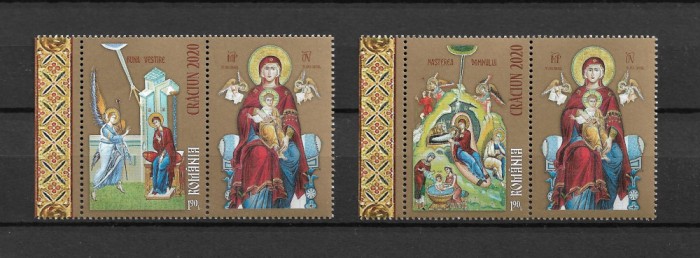 ROMANIA 2020 - CRACIUN 2020, VINIETA, MNH - LP 2306