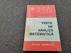 Teste Analiza Matematica - Catalin Petru Nicolescu, Editura Albatros 1984, 462 pagini