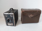 * Aparat foto vintage vechi Balda Rollbox, in cutia etui original, 15x9x12cm