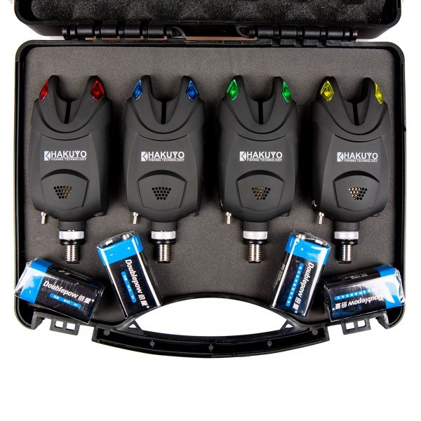 SET 4 AVERTIZORI Hakuyo cu valigeta transport si lumina de veghe.