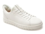 Pantofi sport GEOX albi, U65MAA, din piele naturala
