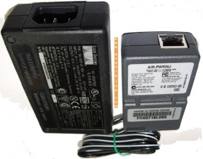 Alimentator Cisco 48V 0.125A ADP-10KB AIR-PWRINJ (859) foto