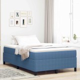 VidaXL Cadru de pat, albastru, 120x190 cm, velur