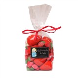 Cumpara ieftin Punguta cu bomboane in forma de capsuni - sachet trio de fraises | Les Gourmandises de Sophie