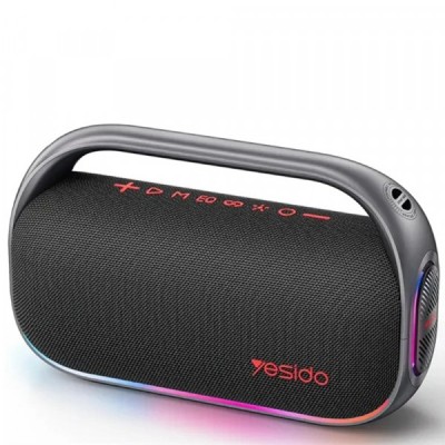 Boxa Portabila Bluetooth Yesido YSW31, 80W, RGB, Neagra foto