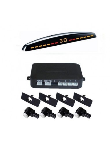 Senzori parcare cu display LED S309 tip OEM de 16.5mm Alb