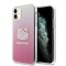 Husa pentru iPhone 11 - Hello Kitty Hardcase IML Gradient Electrop Kitty Head (HKHCN61HDGKEP) - Pink