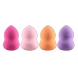 Set 4 bucati bureti cosmetici pentru machiaj, tip para, multicolor, Oem