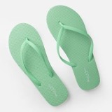 Papuci de plaja pentru femei, Verde Menta, Talpa Antiderapanta, CMCLASS