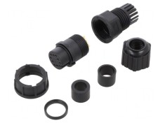 Mufa Circulara 10 PIN IP67 5A foto