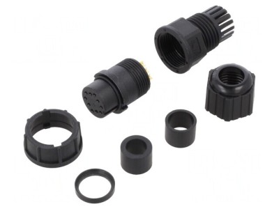 Mufă Circulară 10 PIN IP67 5A foto