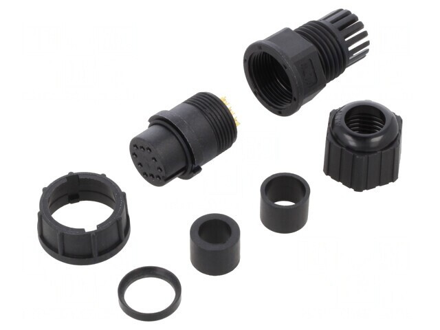 Mufă Circulară 10 PIN IP67 5A