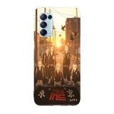 Husa compatibila cu Oppo A72, Viceversa, model Toman Founders Tokyo Revengers, Silicon, TPU, Transparent, Carcasa
