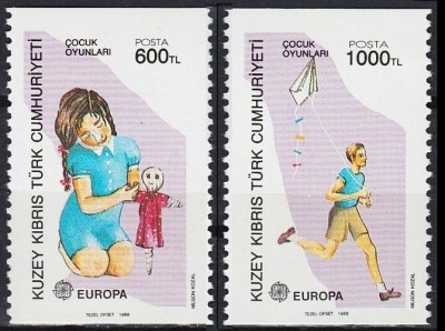 Cipru Turcesc 1969 - Copii, jocuri, serie neuzata, din carnet foto