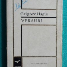 Grigore Hagiu – Versuri ( antologie )