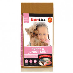 Nutraline Dog Puppy&amp;amp;Junior Mini 8kg, hrana caini juniori talie mica foto