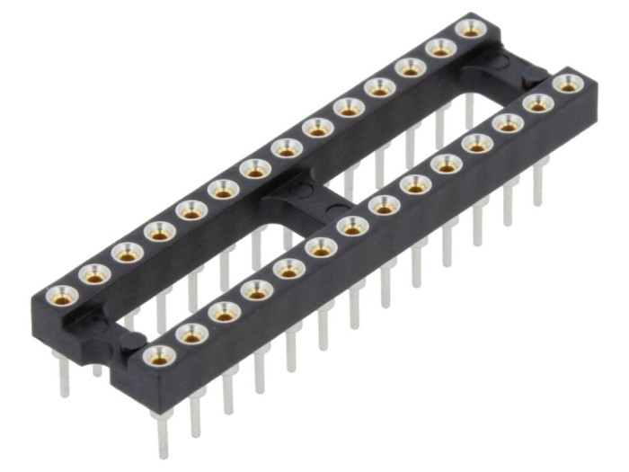 '14-Pin Female DIL Vertical IC Socket'