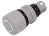 Comutator de siguranță EAO 16mm, 2 poziții, gri, fără 61