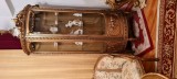 Vitrina antica Ludovic/Louis XVI,secol 19, foita aur, cristal