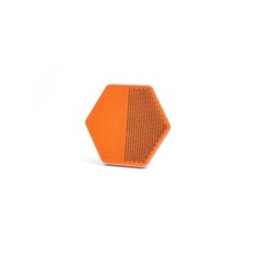 Catadioptru Hexagonal Cu Adeziv, 1204 Uo6, Portocaliu Was