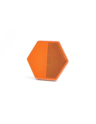 Catadioptru Hexagonal Cu Adeziv, 1204 Uo6, Portocaliu Was foto