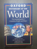 OXFORD DICTIONARY OF THE WORLD - COUNTRIES, PEOPLE AND PLACES - DAVID MUNRO