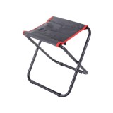 Scaun pliabil pentru camping, gradina, pescuit, Verk Group, negru, 25x27x34 cm