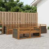 vidaXL Set de canapele de exterior 7 pcs natural 3383467