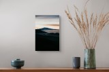 Tablou Canvas Peisaj Montan cu Ceață și Răsărit - Multicolor, 26 x 39 cm, CMCLASS