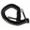 Cablu Telefonic RJ10 Spiralat 2.1m Negru Receptor Telefon OEM