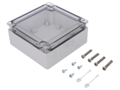 Carcasă universală ABS gri 122x124x55mm foto