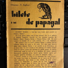 Bilete de papagal 1937 nr. 5 (482) Arghezi