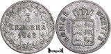 1843, 3 Kreuzer - Vilhelm I - Regatul W&uuml;rttemberg | KM 591