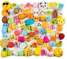 Jucarie Squishy breloc parfumata cu revenire lenta , pachet 30 piese MyStyle Kids