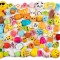 Jucarie Squishy breloc parfumata cu revenire lenta , pachet 10 piese MyStyle Kids