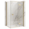Cabina de dus Rea Atlas 80x100 Brush Gold