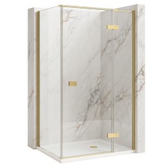 Cabina de dus Rea Atlas 120x80 Brush Gold
