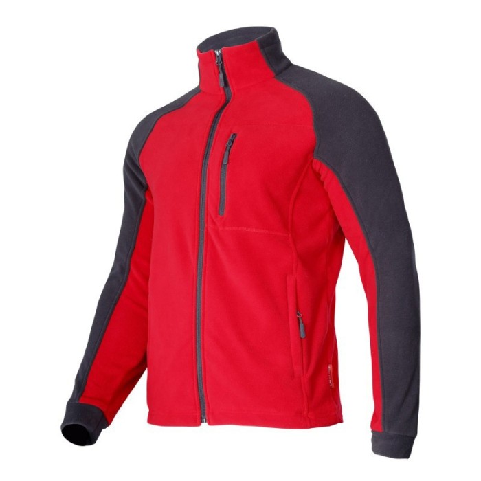 Jacheta polar rosie marime 4XL, poliester, 290 g/mp LAHTI PRO, LPBP14XL