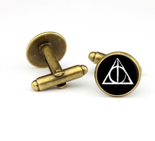 Butoni Camasa HARRY POTTER - Talismanele Mortii Culoare Bronz | Okazii.ro