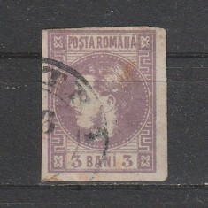 3 Bani Carol cu Favoriti LP22 emisiunea II 1868 cu valori in &quot;BANI&quot;