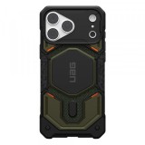Husa MagSafe pentru Apple iPhone 18 Pro Max / 17 Pro Max, Urban Armor Gear, Monarch Pro Kevlar, Verde