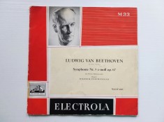 Ludwig van Beethoven, Die Wiener Philharmoniker - Wilhelm Furtw&auml;ngler &ndash; Symphonie Nr. 5 C-moll Op. 67, disc vinil