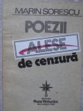 POEZII ALESE DE CENZURA-MARIN SORESCU-171294