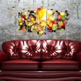 Cumpara ieftin Tablou decorativ multicanvas Pure, 5 Piese, 250PUR2923, Multicolor