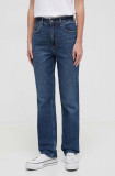 Hollister Co. jeansi CURVY JEANS femei high waist