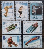BC715, Laos 1987, 2 serii sport, J.O.Seul si Calgary 1988 (2 poze)