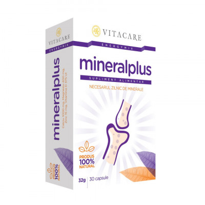 Mineralplus - Supliment Alimentar pentru Fortificarea Oaselor, Piele, Păr și foto