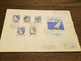 Plic filatelic olimpic URSS Moscova 1980, iahting - (Plic format mare), Dupa 1950