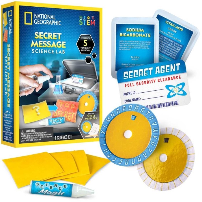 National Geographic - Set educativ Laboratorul mesajelor secrete stiinta si