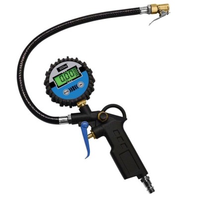 Pistol pentru umflarea anvelopelor cu manometru digital Gude 2823, 7 bari foto